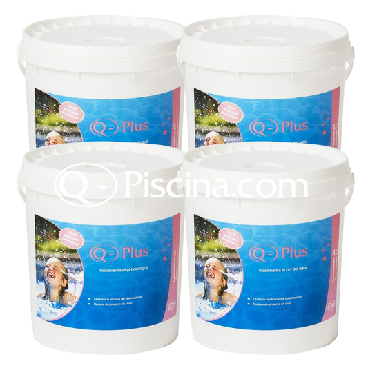 Incrementador de pH Q-Plus - Caja 4 botes de 6 kg